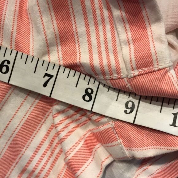 So Cuffed Shorts Striped Pink and White Size 3 - Picture 9 of 9